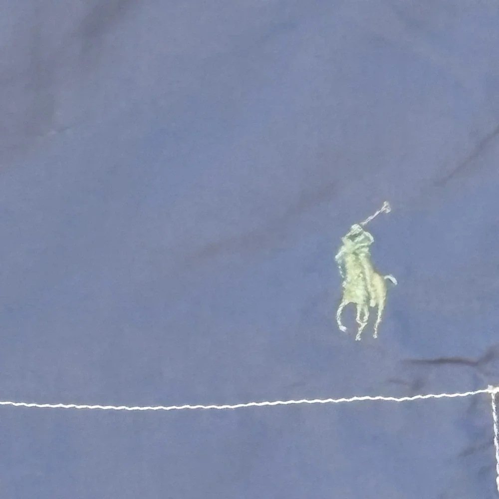 Polo Ralph Lauren Swim Trunks Mens Blue Cargo Pocket Mesh‎ Lined Board Shorts